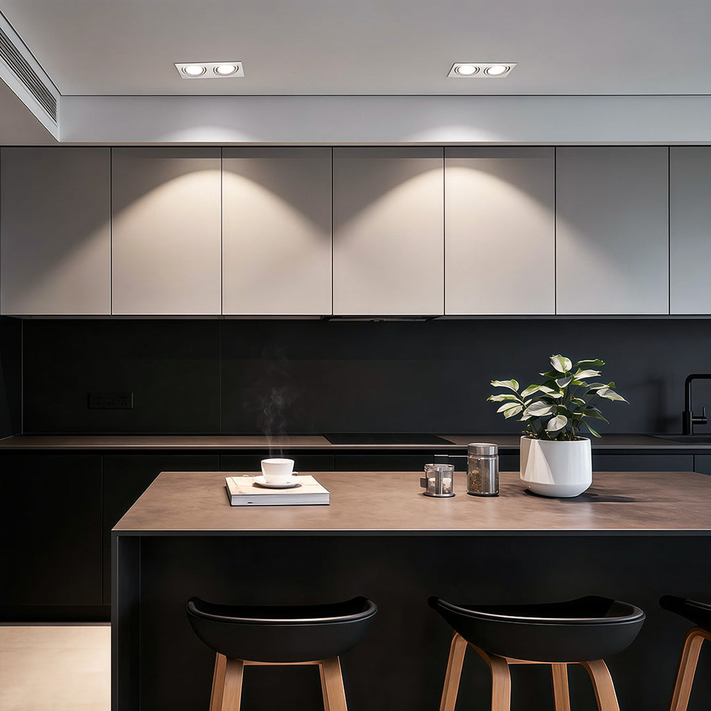 RAVENSHILL RECTANGULAR TWIN RECESSED ILLUMINATOR