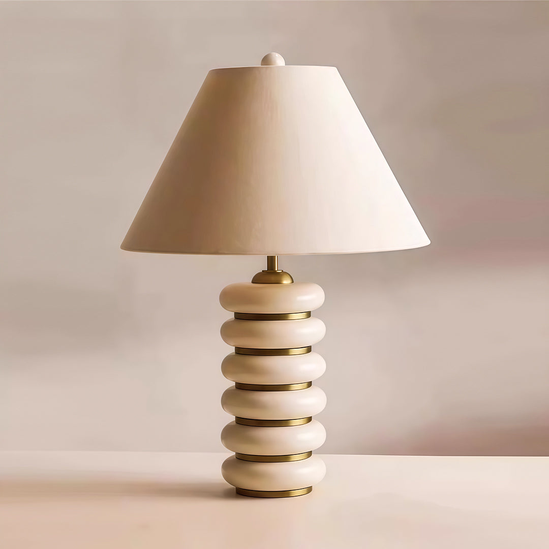 CHARLESTON TWEED SHADE TABLE LANTERN