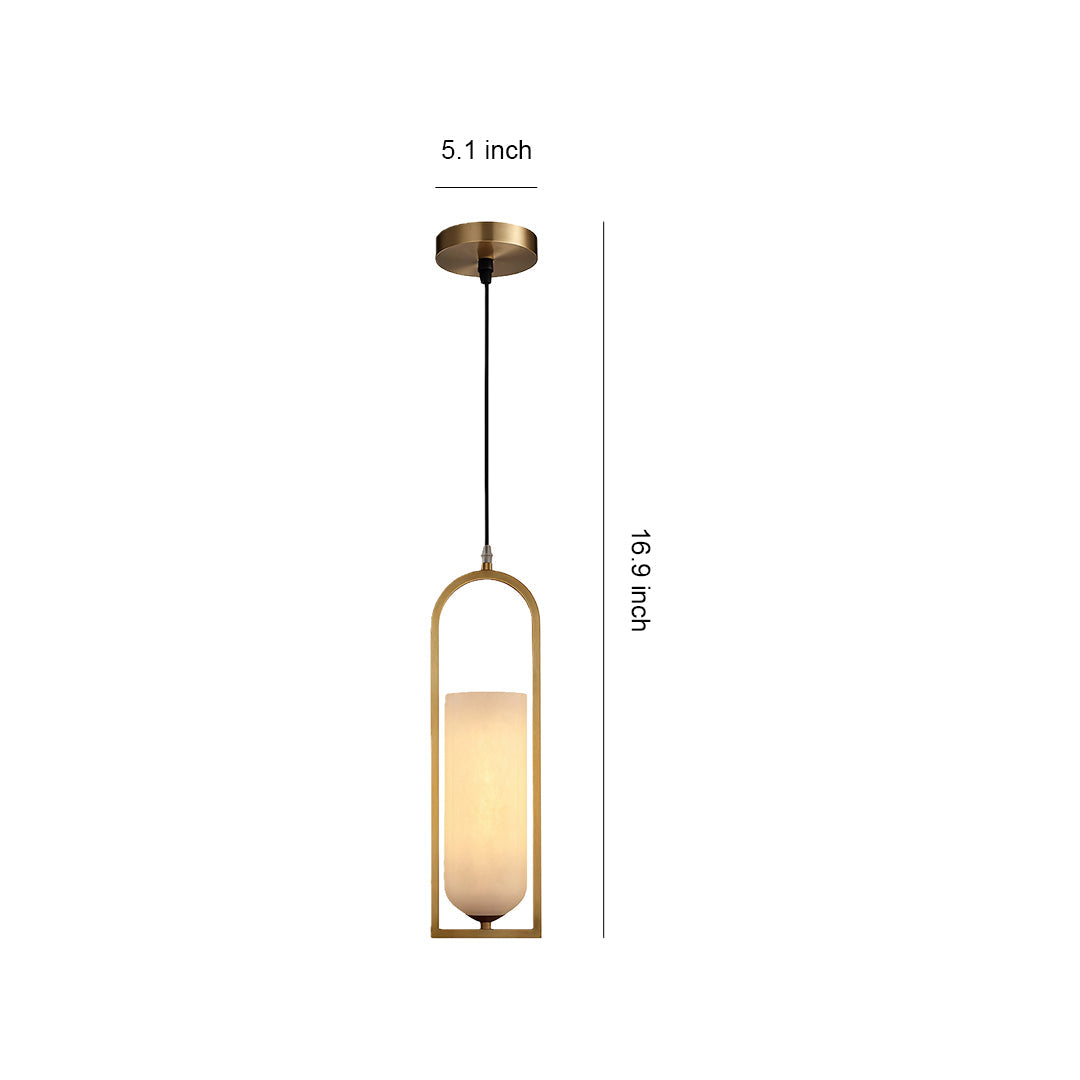 WINTHROP COPPER GLOBE HANGING LIGHT