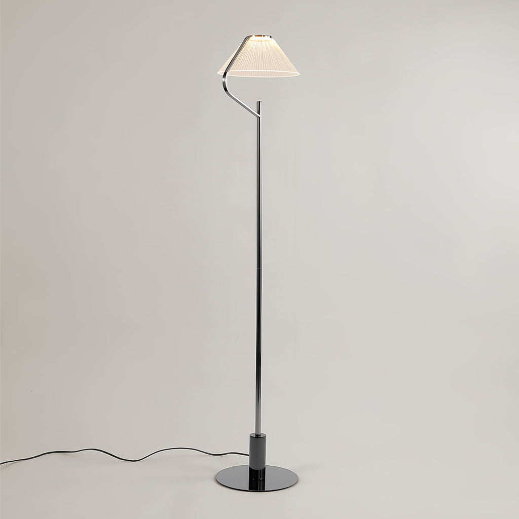 WINTHROP CHROME ACRYLIC LED FLOOR LAMP