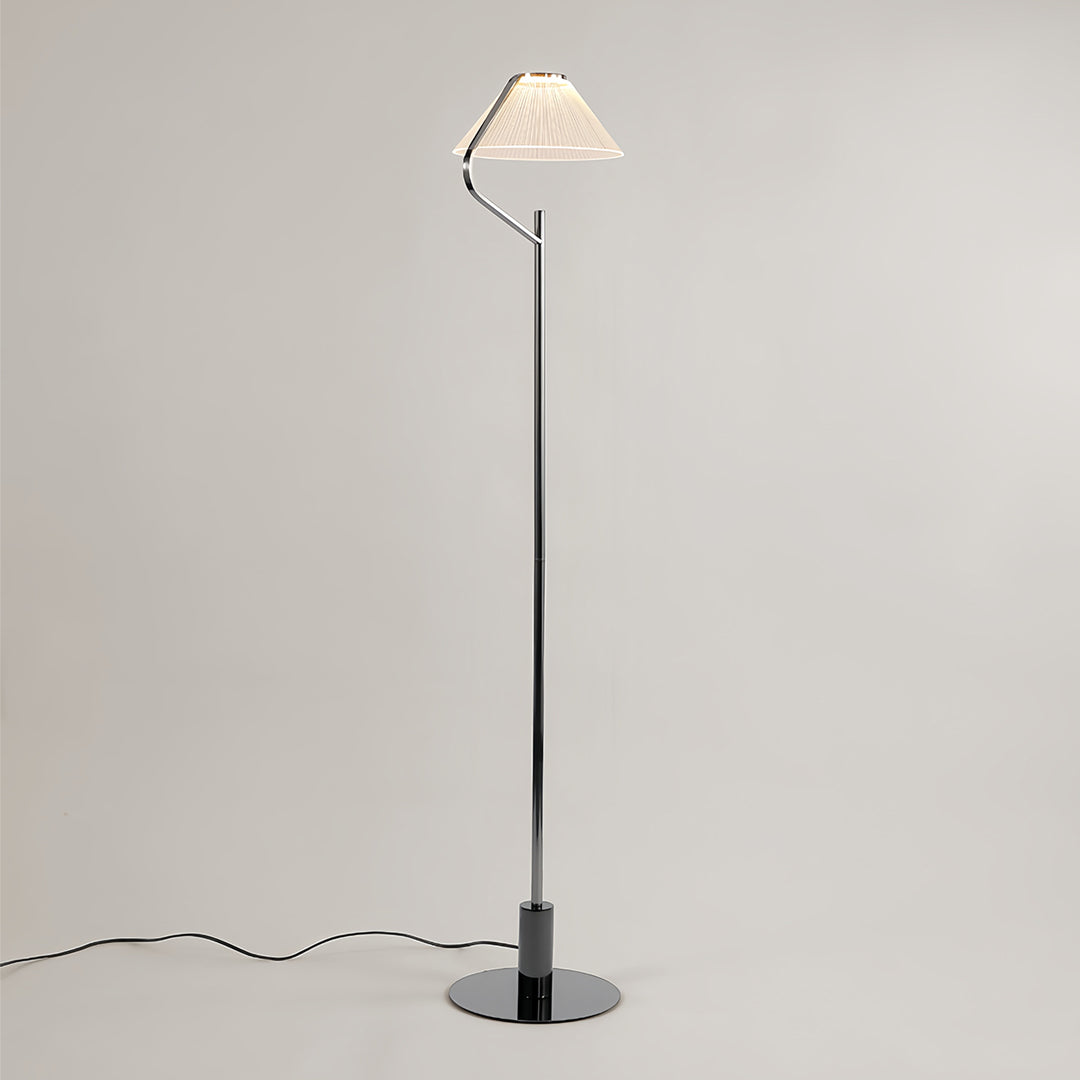 WINTHROP CHROME ACRYLIC LED FLOOR LAMP