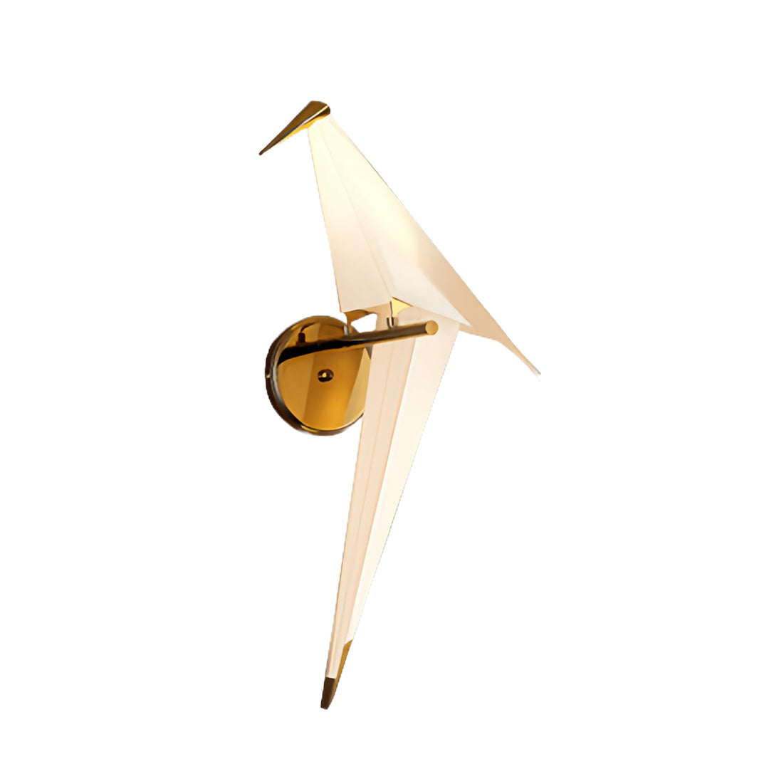 WINDSOR GILDED CRANE WALL LANTERN
