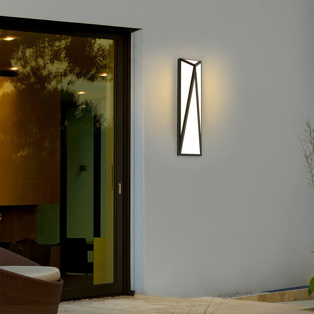 BLACKWATER MODERN METAL OUTDOOR WALL SCONCE