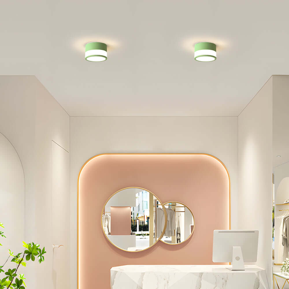 WINDSOR HORIZON ROUND FLUSH-MOUNT LED LIGHT
