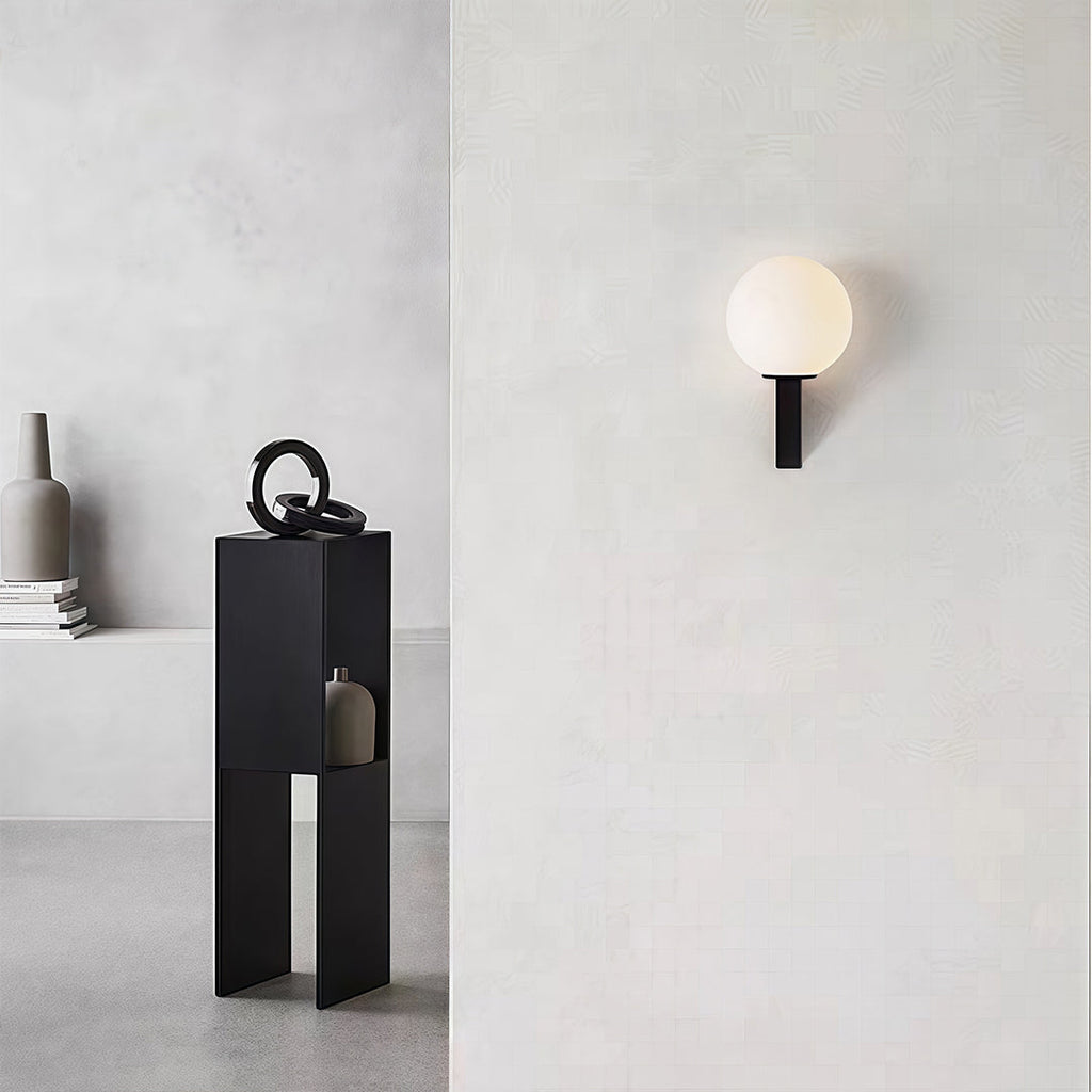 WINTERBOURNE CLEAR SPHERE WALL LANTERN