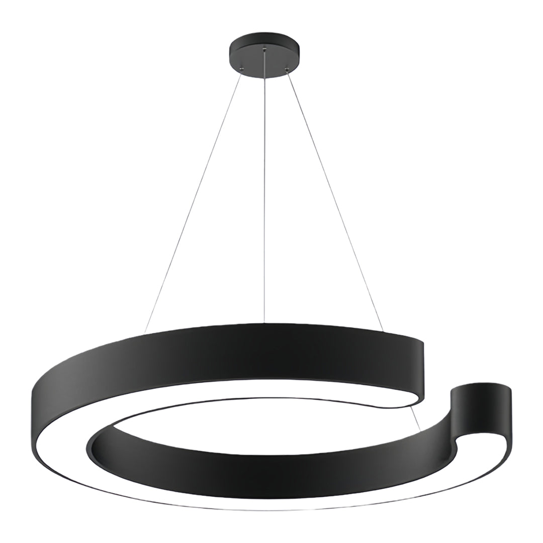 WINTHROP ACRYLIC & IRON GEOMETRIC HANGING LANTERN
