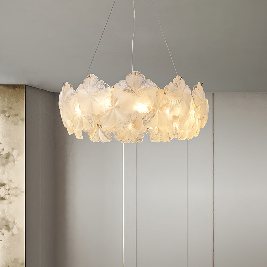 CHARLOTTESVILLE CRYSTAL CIRCLE CHANDELIER