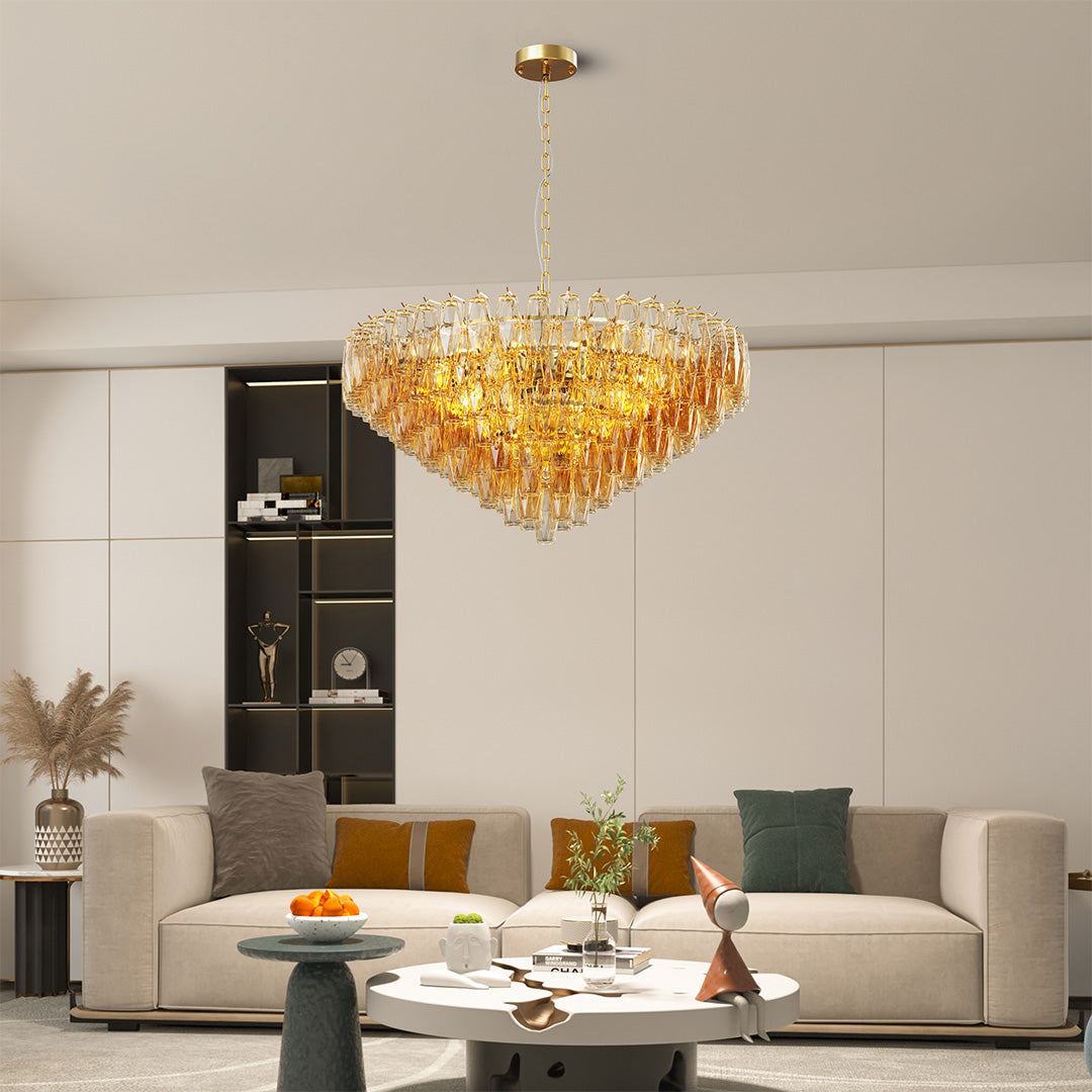 WINDSOR GLASS MULTI-ARM CEILING LANTERN