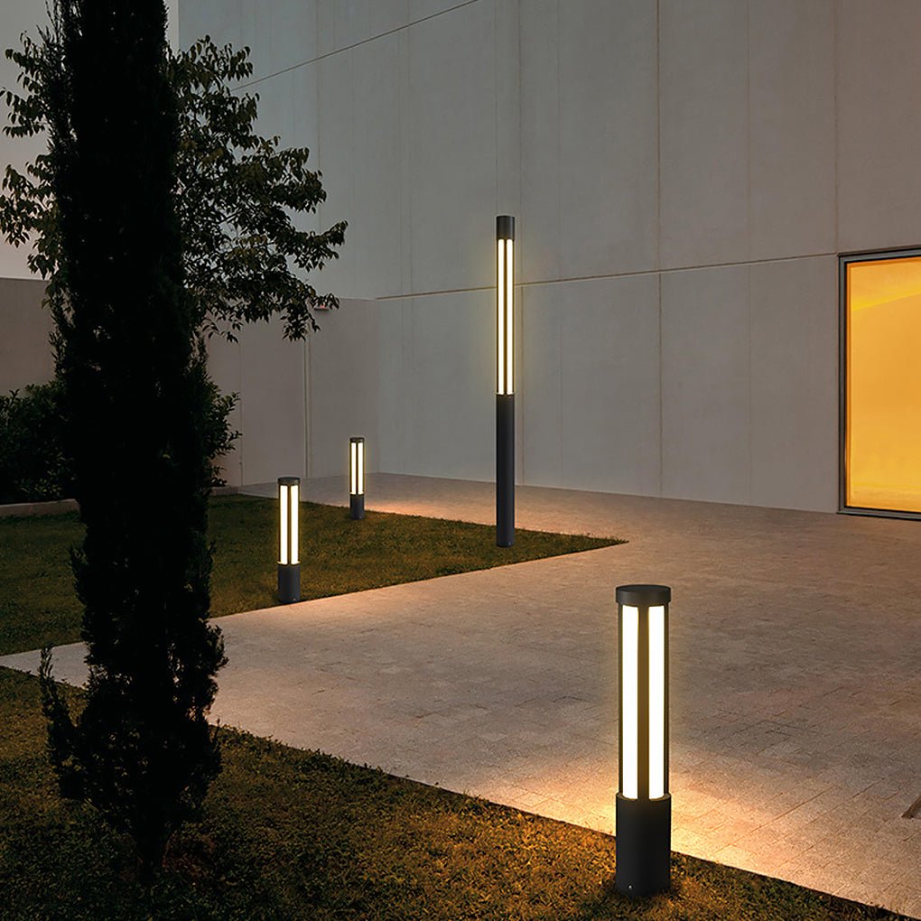 RAVENSWORTH GARDEN PILLAR LANTERN & WILLOWSHIRE PATHWAY BOLLARD LIGHTING SET