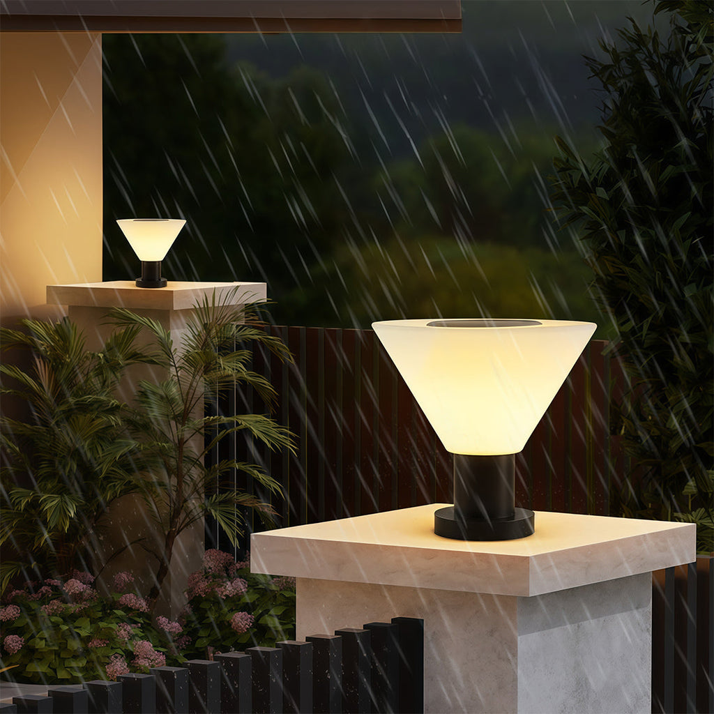 RAVENSHILL WEATHERPROOF GARDEN PILLAR LANTERN