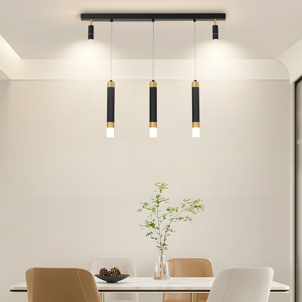 CHARLESTON SLIMLINE 3-TIER DIMMER CHANDELIER