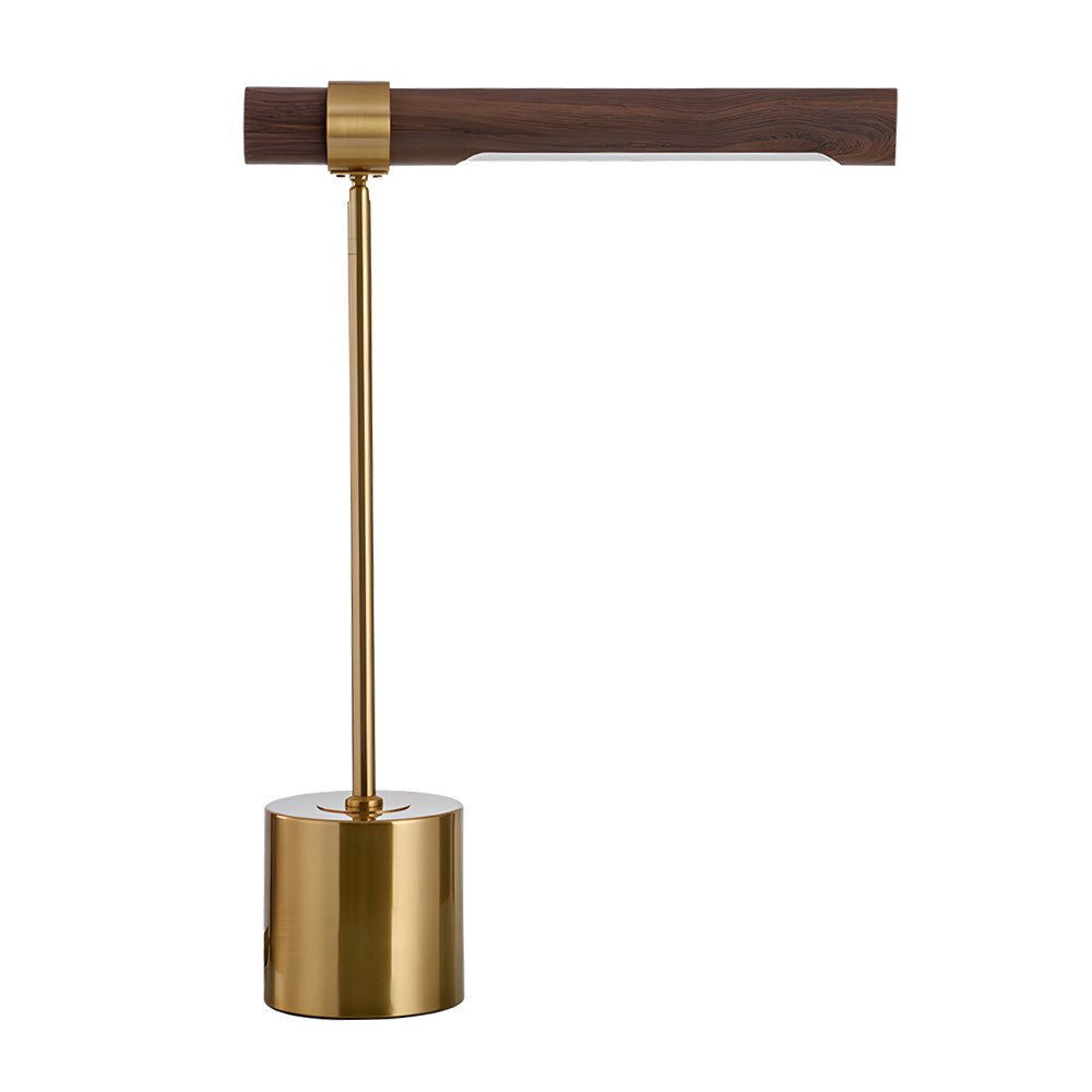 WINTHROP WOODEN DESK LAMP WITH LED ILLUMINATION & HARTFIELD SEMI-FLUSH CEILING LIGHTING SET