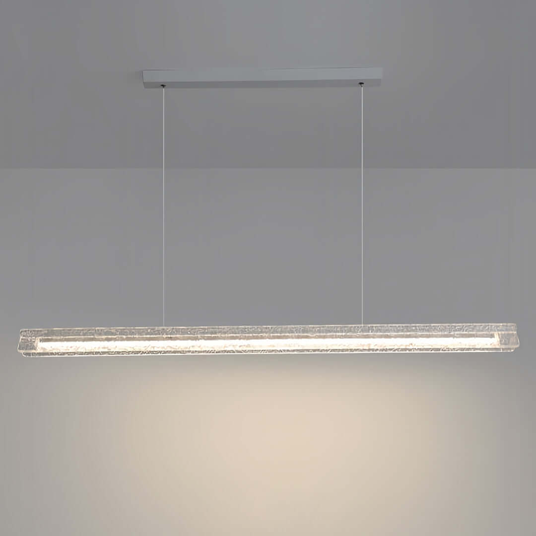 WINDSOR FROSTED ACRYLIC ISLAND PENDANT LIGHT
