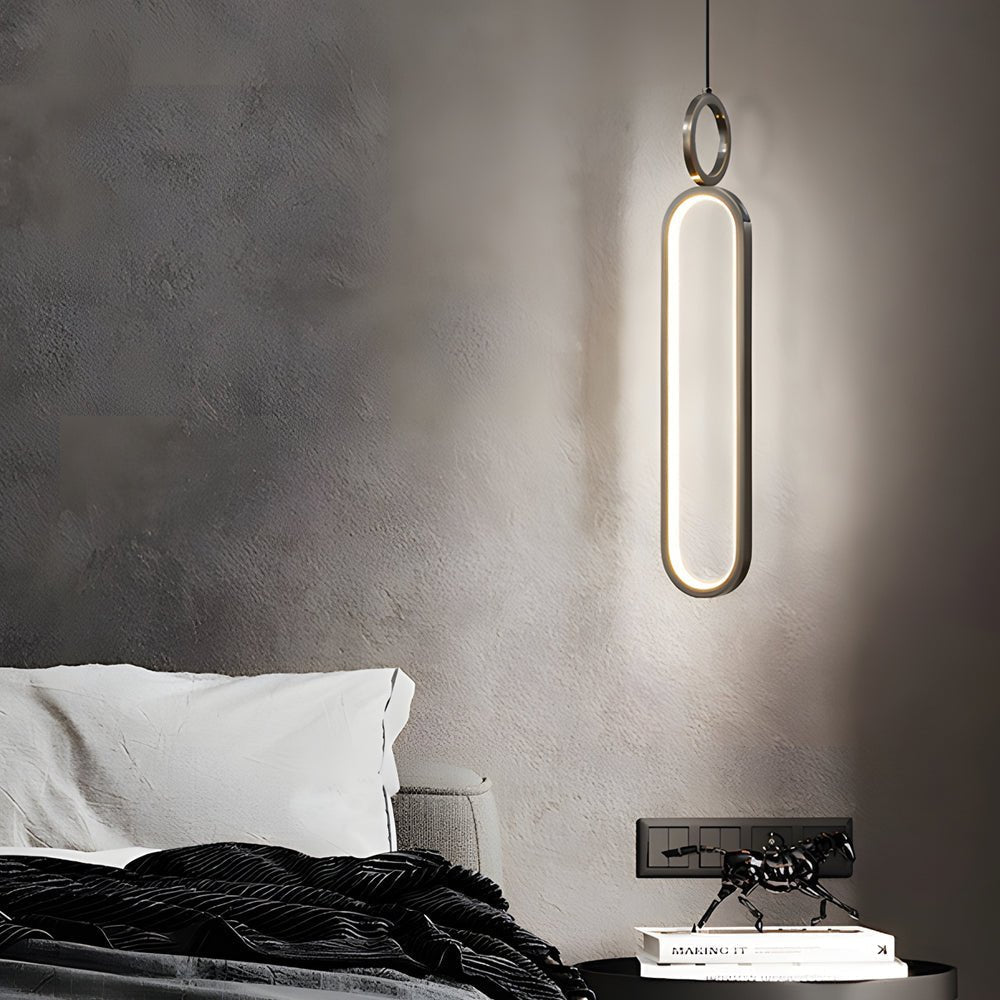 CHARLESTON COPPER OVAL DIMMER PENDANT LIGHT