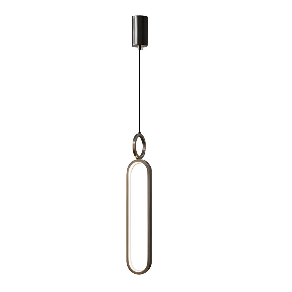 CHARLESTON COPPER OVAL DIMMER PENDANT LIGHT
