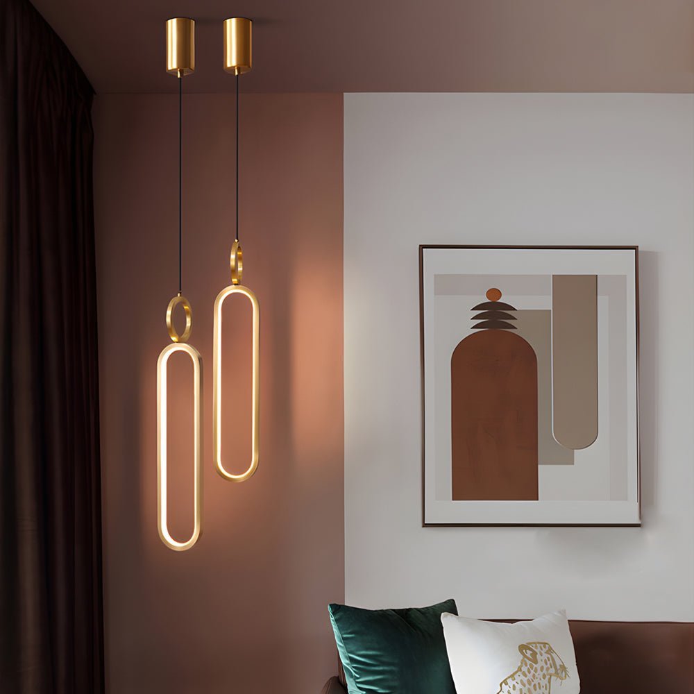 CHARLESTON COPPER OVAL DIMMER PENDANT LIGHT