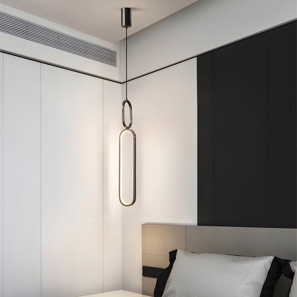 CHARLESTON COPPER OVAL DIMMER PENDANT LIGHT