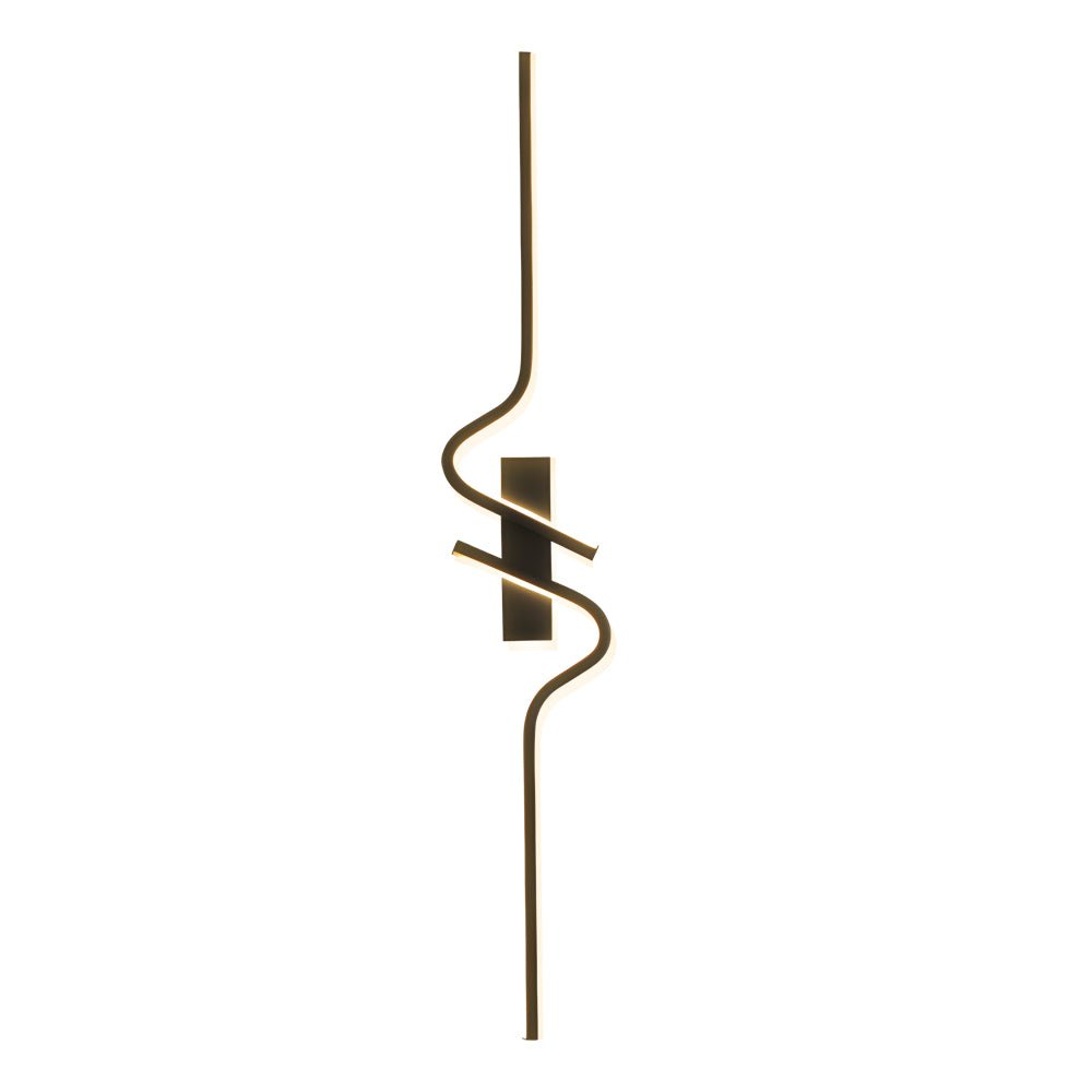 FENWICK SLIMLINE CURVED ALUMINUM WALL SCONCE