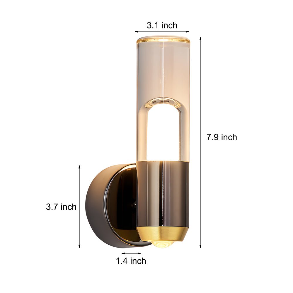 WINDSOR ACRYLIC STRIP TRILOGY DIMMABLE WALL LANTERN
