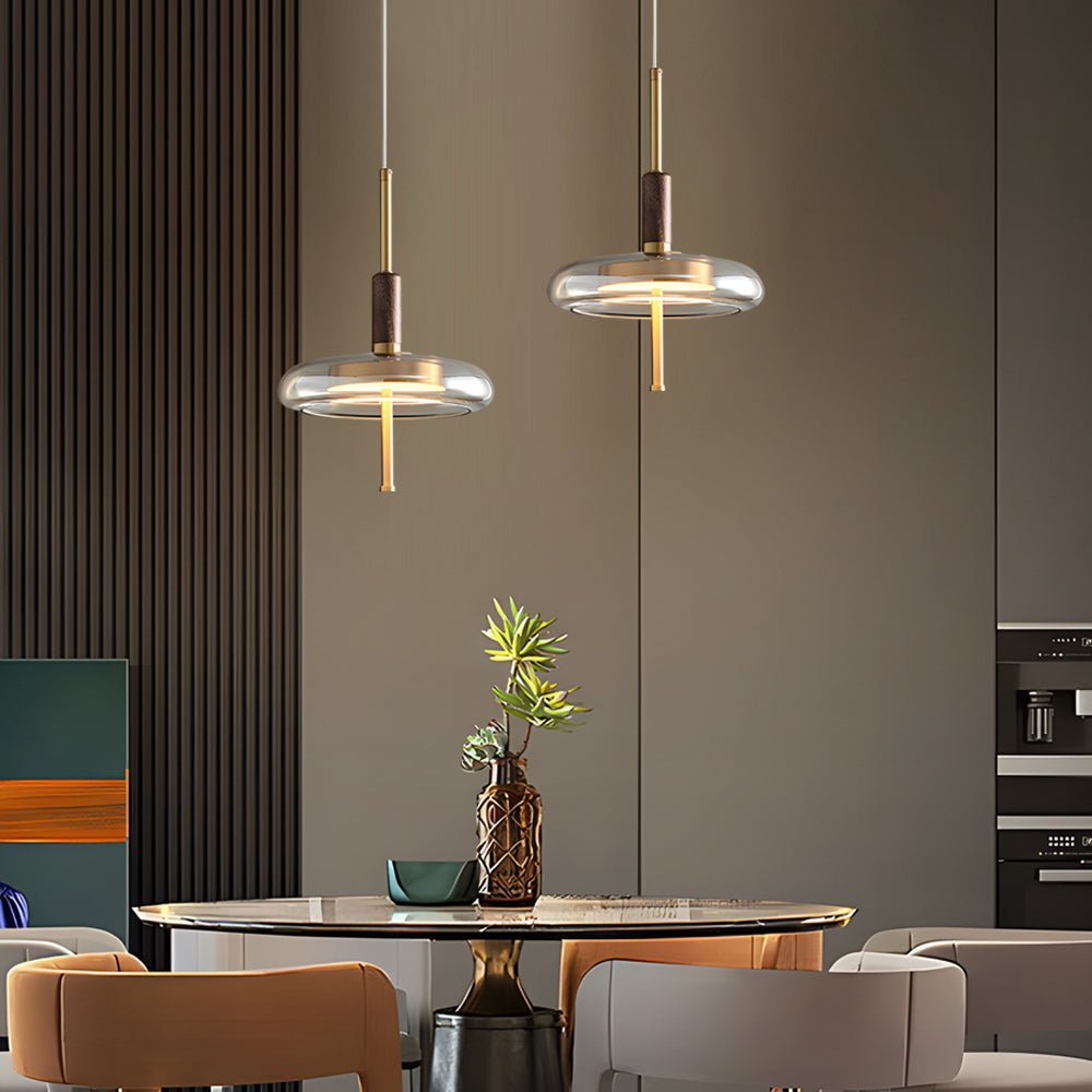 HASTINGS TRIO DIMMER PENDANT LIGHT WITH WOODEN ACCENTS"  
2. "WINTERBOURNE GLASS AND BRASS NORDIC HANGING LANTERN"  
3. "BROMLEY ILLUMINATED WOODEN TRIM PENDANT LIGHT"  
4. "LAVENDER HILL BRASS AND GLASS DIMMABLE HANGING LIGHT"  
5. "CARTERFORD MINIMALIST