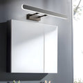 RAVENHURST MATTE BLACK LED BATHROOM ILLUMINATION BAR WITH ACRYLIC ACCENT