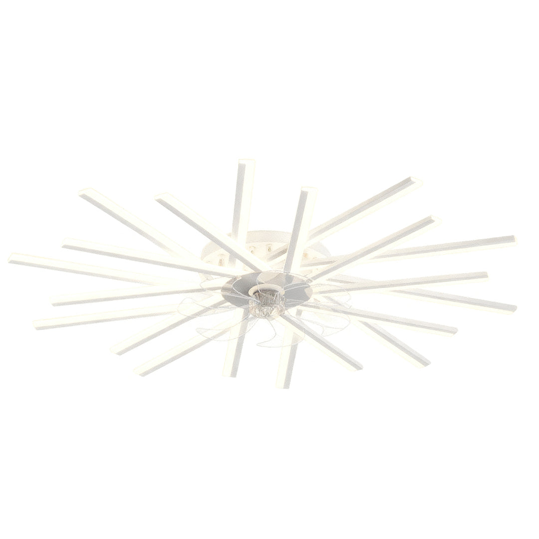 WINTHROP IRON SUSPENDED LIGHTING FAN