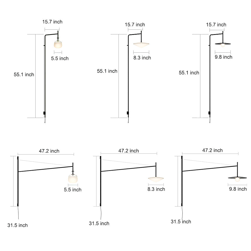 WINTHROP SLIMLINE LED WALL LANTERN