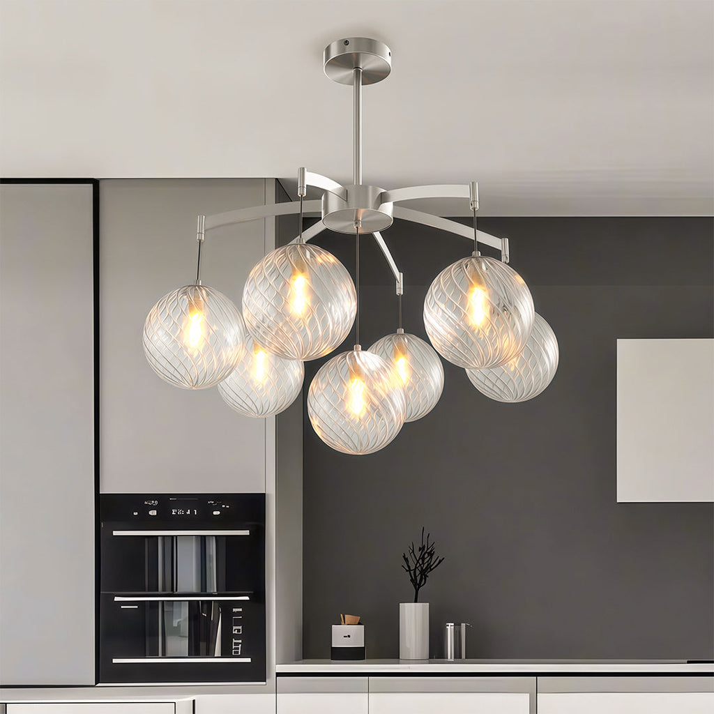 FENWICK COPPER ORB CEILING LUMINAIRE