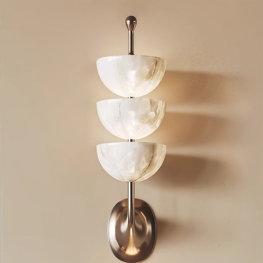 WINTHORPE COPPER MARBLE WALL LANTERN