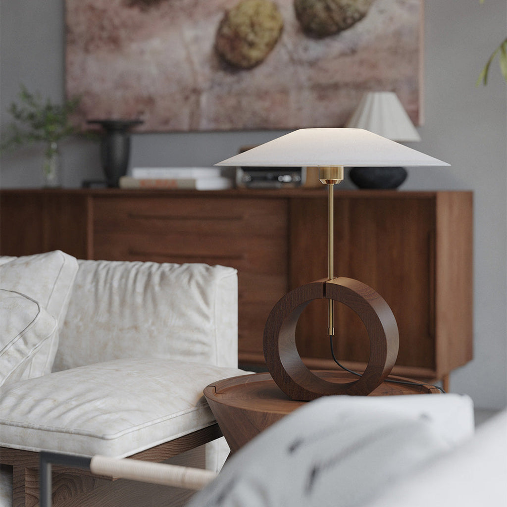 WINTERBOURNE NATURAL OAK ILLUMINATOR - SCANDINAVIAN INSPIRED TABLE LIGHT