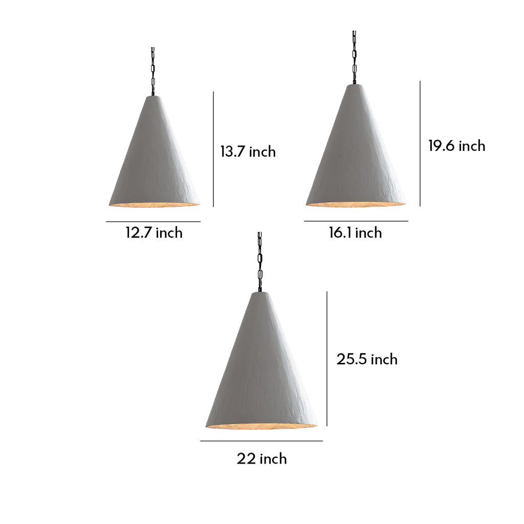 FENWICK WHITE ADJUSTABLE HANGING LANTERN