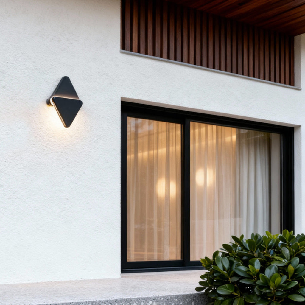 RAVENHURST GEOMETRIC OUTDOOR WALL LANTERN