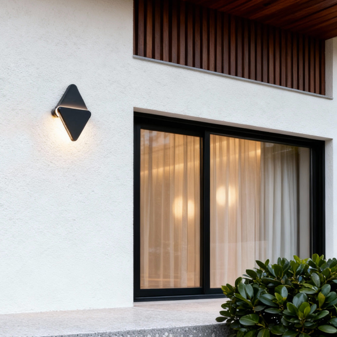 RAVENHURST GEOMETRIC OUTDOOR WALL LANTERN