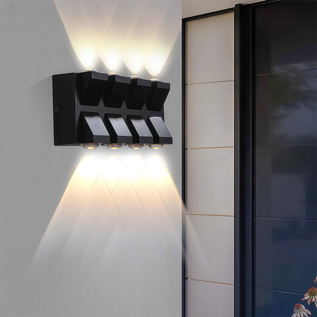 WINTERBOURNE BLACK LED OUTDOOR BIFACIAL LIGHTING FIXTURE
