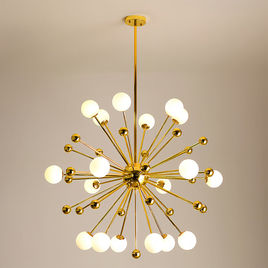 ASTRID AURORA TWELVE-BULB SPUTNIK CEILING LAMP