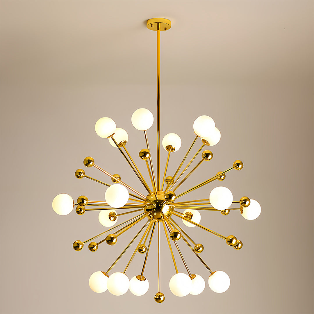 ASTRID AURORA TWELVE-BULB SPUTNIK CEILING LAMP