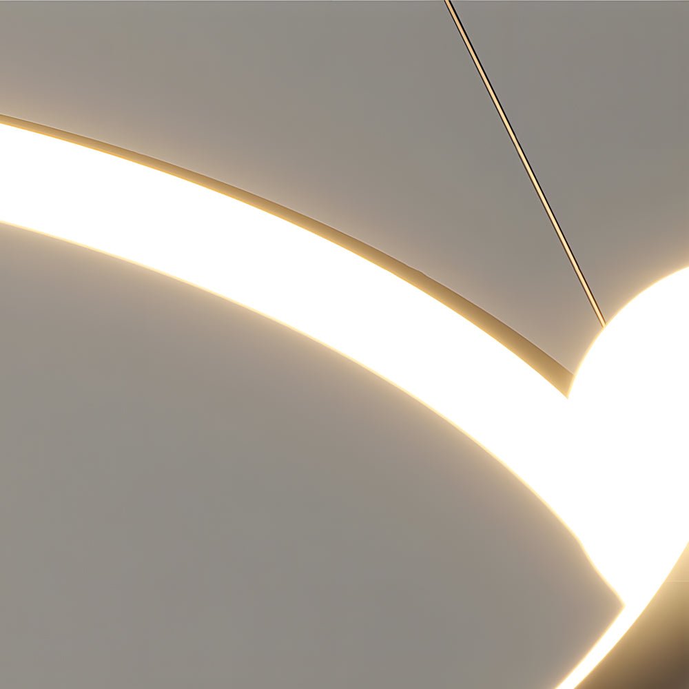 WINTHROP THREE-TIERED ORB LED CHANDELIER WITH DIMMABLE LIGHTING