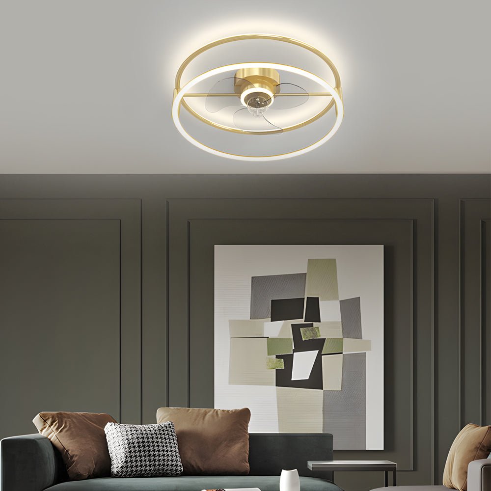 WINTHORPE INNOVATIVE DIMMABLE CEILING FAN LIGHT WITH BLADLESS DESIGN