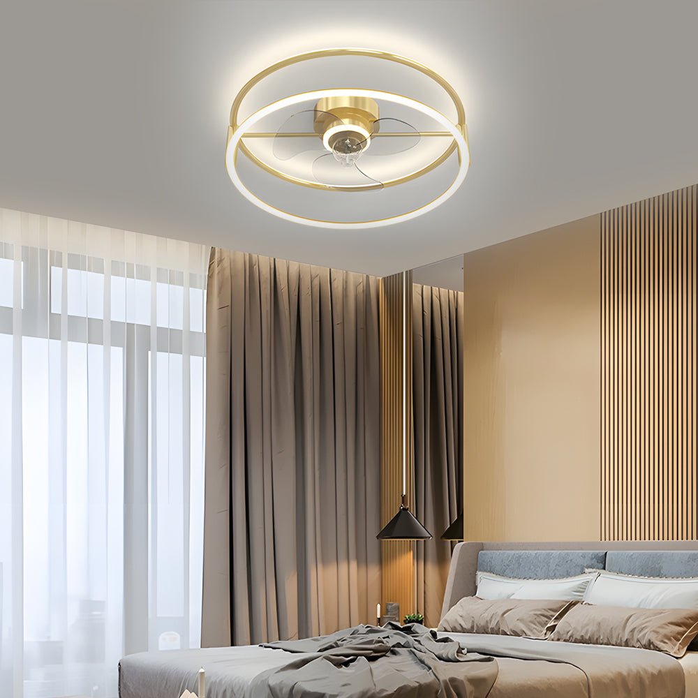 WINTHORPE INNOVATIVE DIMMABLE CEILING FAN LIGHT WITH BLADLESS DESIGN