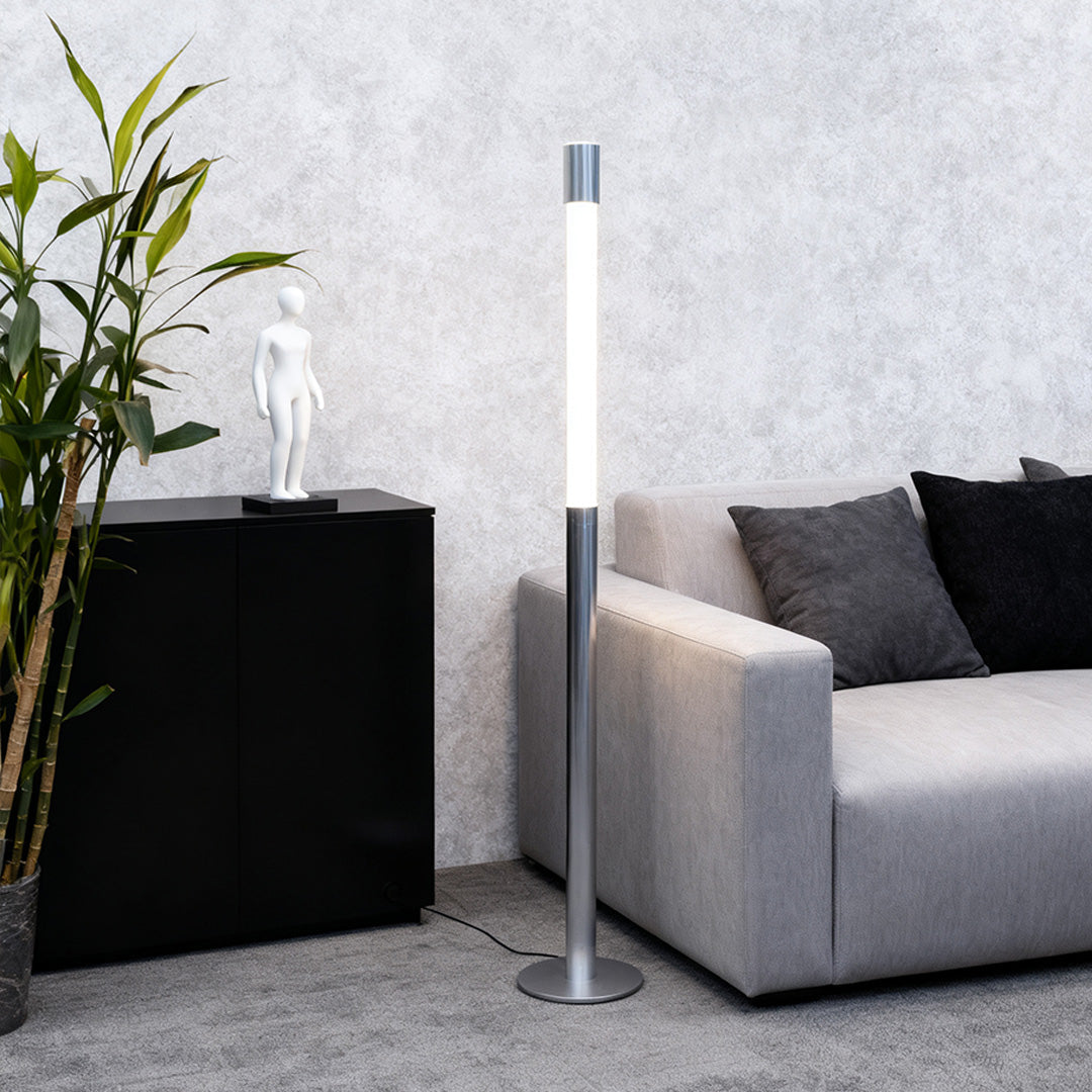 WINTHROP GRAY MINIMALIST FLOOR LAMP WITH INNOVATIVE DESIGN