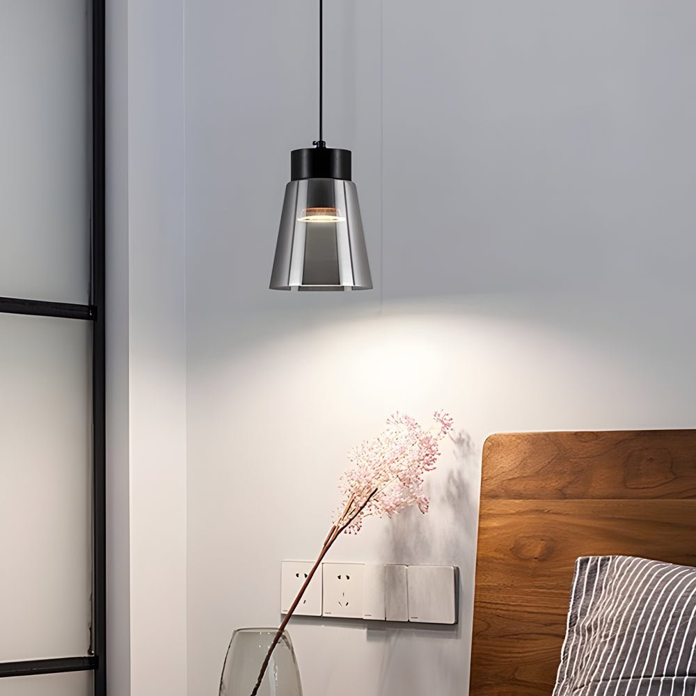 WINDSOR SMOKEY GLASS COVENANT PENDANT LANTERN