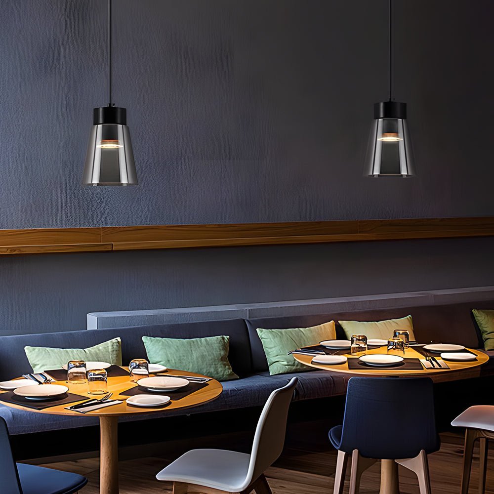 WINDSOR SMOKEY GLASS COVENANT PENDANT LANTERN