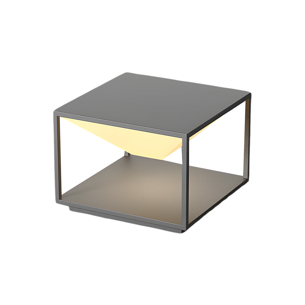WINTHROP SQUARE STAINLESS STEEL OUTDOOR LANTERN