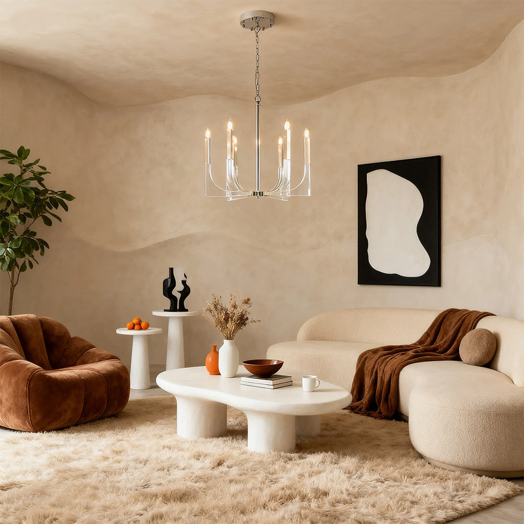 CHARLESTON CRYSTAL GLOBE CEILING LANTERN