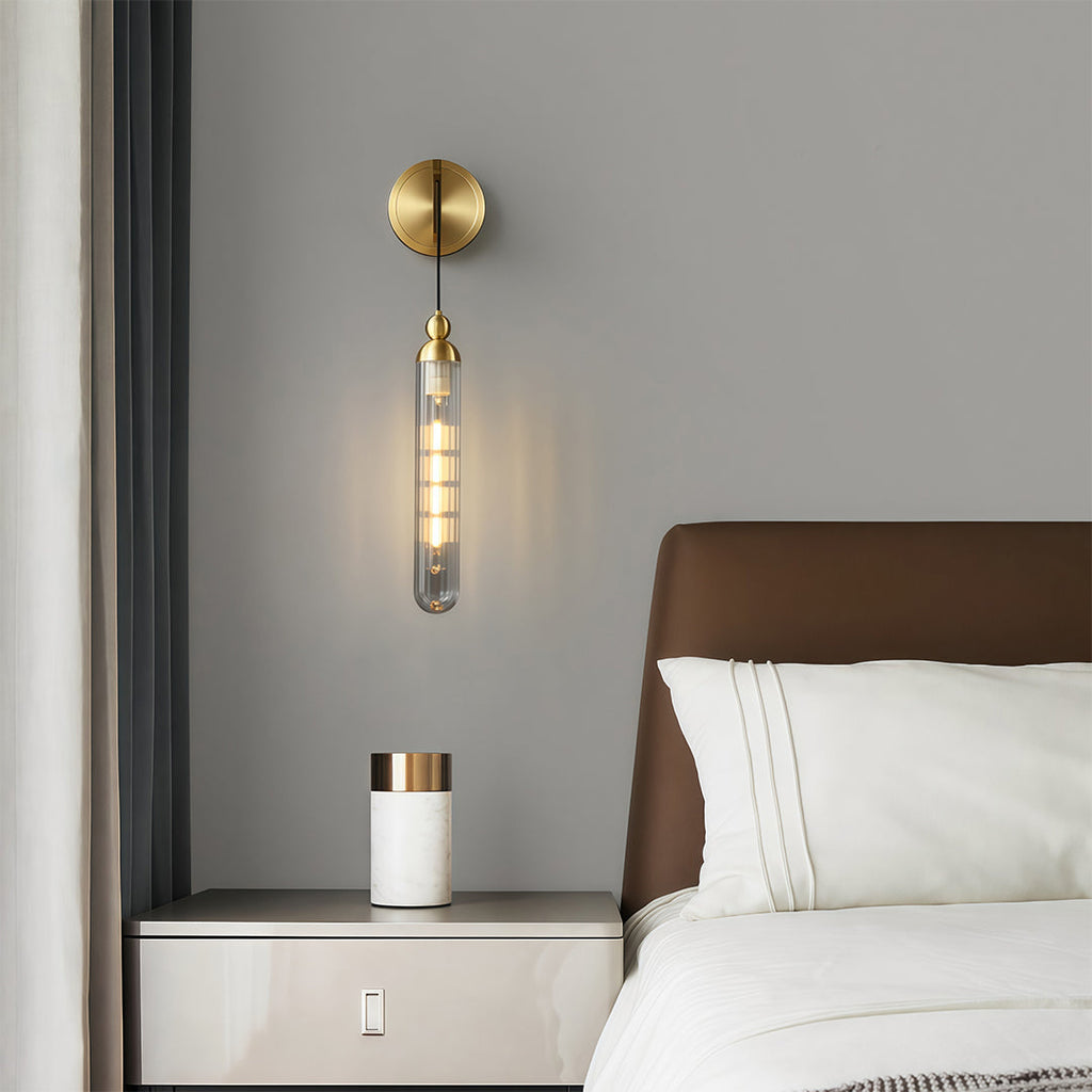 WINTHROP BRASS WALL HANGING LUMINAIRE