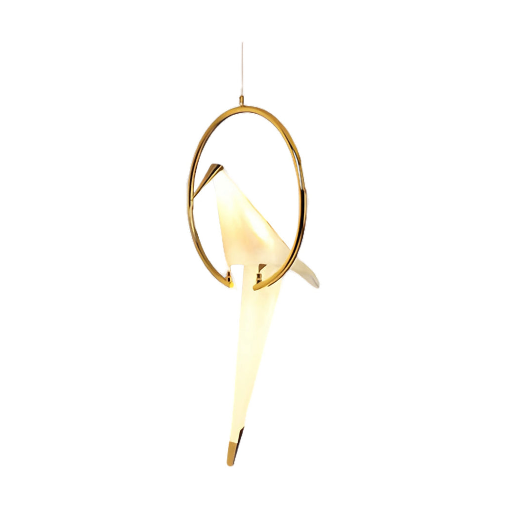WINDSOR GILDED CRANE WALL LANTERN