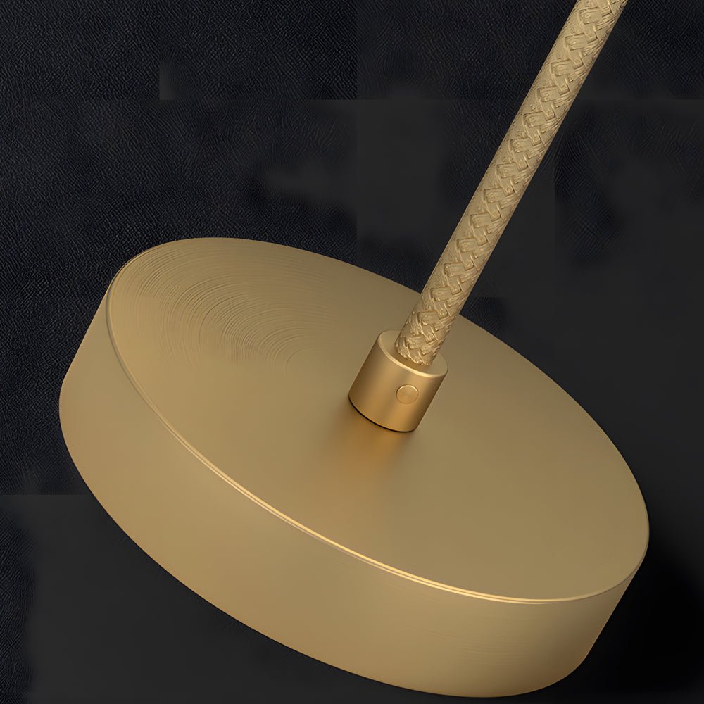 WINTHORPE COPPER CRYSTAL HANGING LAMP WITH DIMMABLE LED