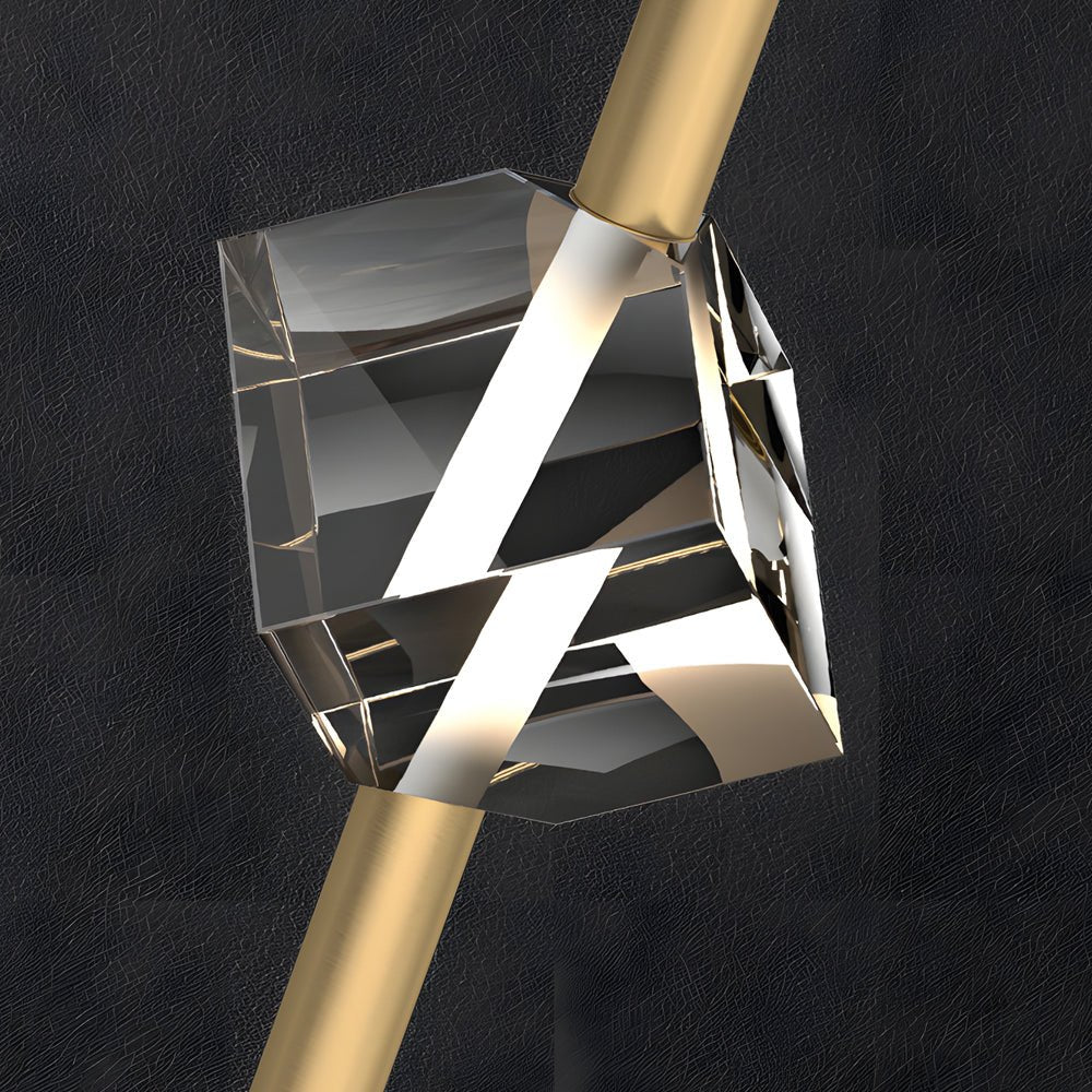 WINTHORPE COPPER CRYSTAL HANGING LAMP WITH DIMMABLE LED