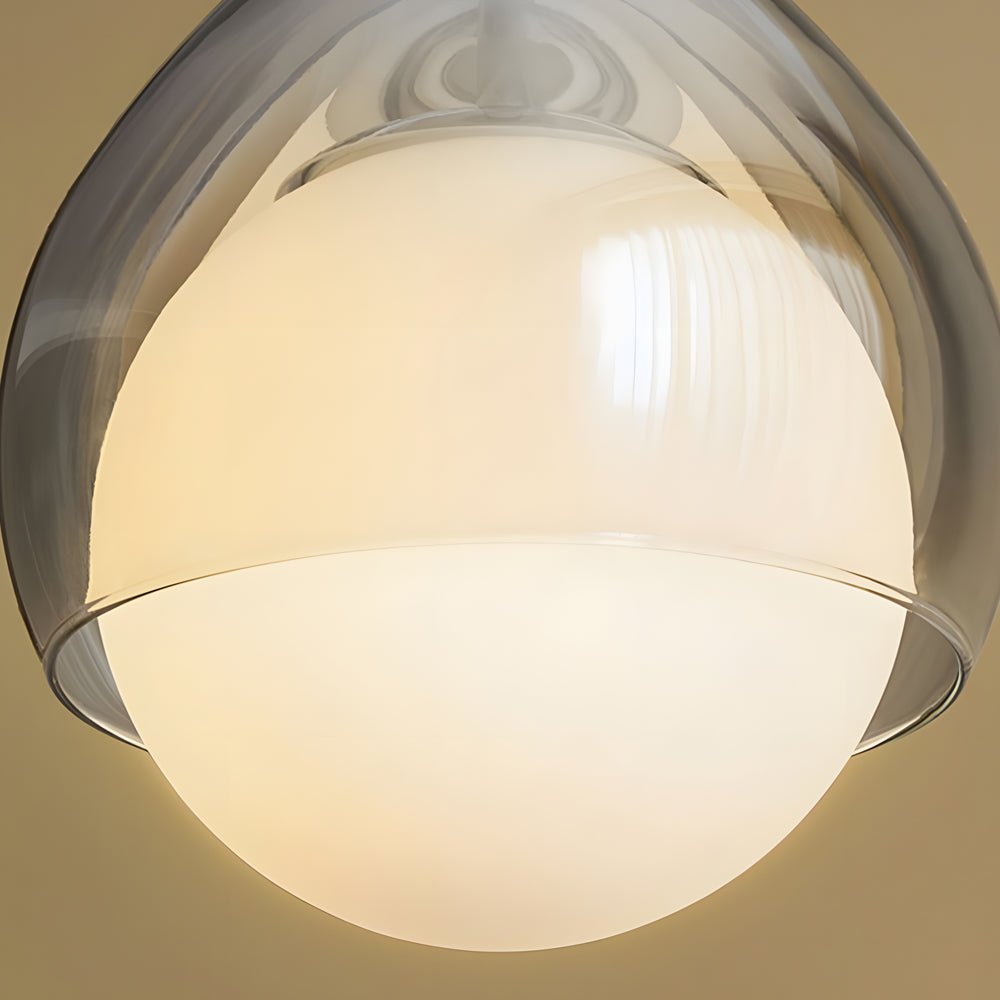 WINTHROP TEARDROP GLASS HANGING LANTERN, HEIGHT-ADJUSTABLE