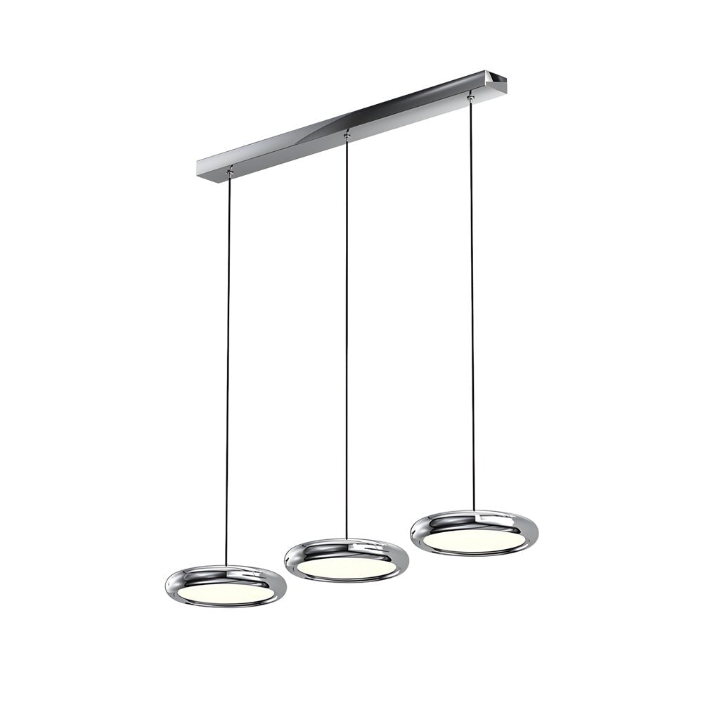 RAVENHALL TRIO SPHERE METALLIC LED HANGING LAMP